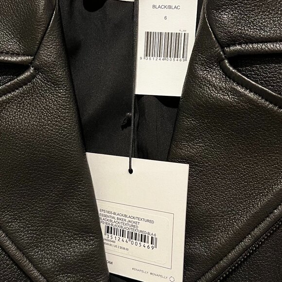 Ena Pelly NWT Leather Biker Motorcycle Jacket - Picture 4 of 6